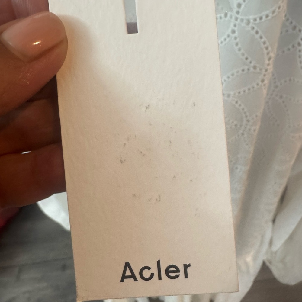 Acler White Eyelet Dress 10 - Picture 7 of 15